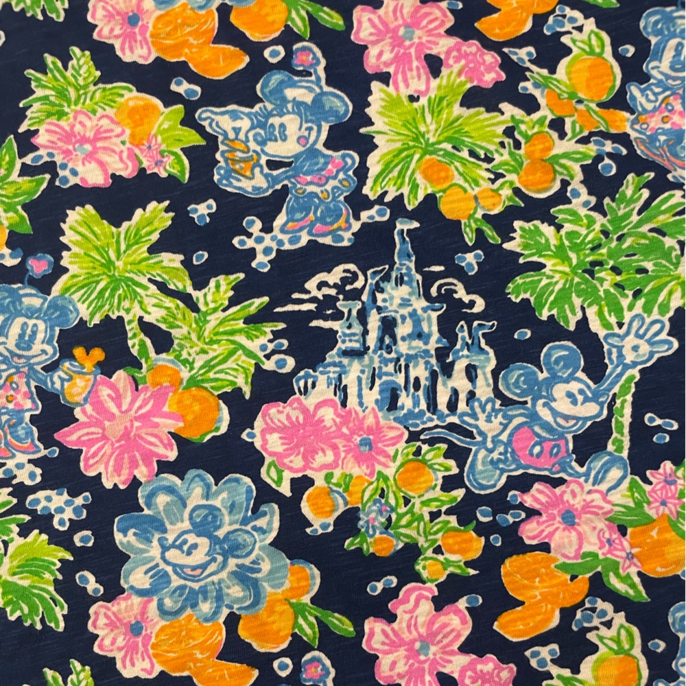 Lilly Pulitzer x Disney-Floral Print Shirt with Vibrant Colors - Picture 2 of 2